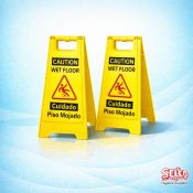 Caution Wet Floor Safety Sign - Washroom Essential