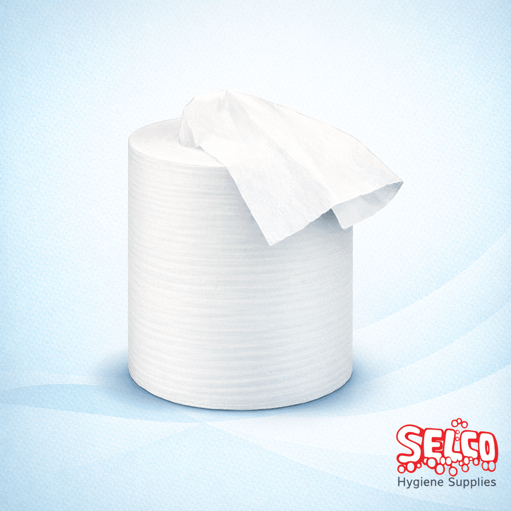 Centrefeed Toilet Roll Pure Midi Rolls - 1 sheet - Commercial Washroom Supply