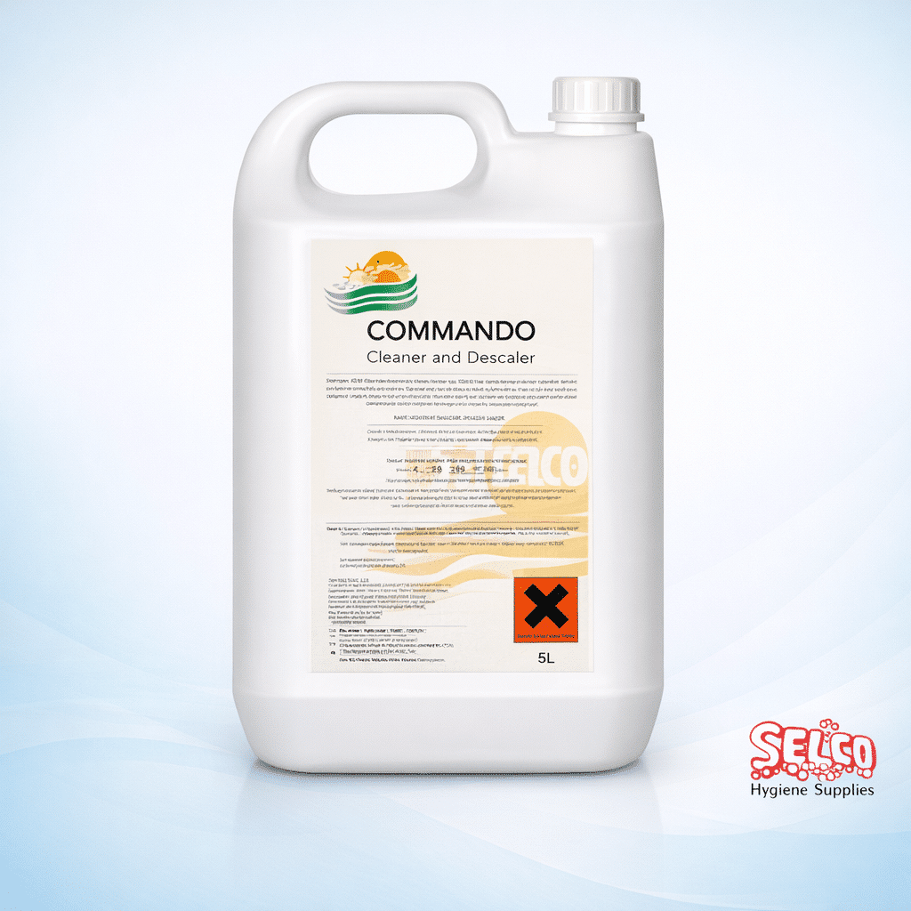 Commando Heavy Duty Force Bactericidal Cleaner Degreaser 5L Grease Cleaner