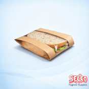 Compostable Food Bags-Bloomer Bag - 215mm - 215 x 215mm - 1000 per case