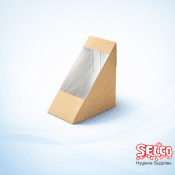 Compostable Sandwick Wedg Box - 500 per case - Takeaway Supply