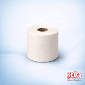 Coreless Toilet Tissue Roll Compact BeSure Pure Soft Mid Size
