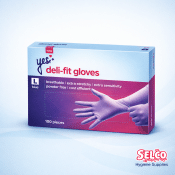 Deli Vinyl Poly Food Safe Gloves - 1000 per case - clear