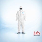 Coverall Disposable Suit Workwear - Complete Body Protection - 3pk