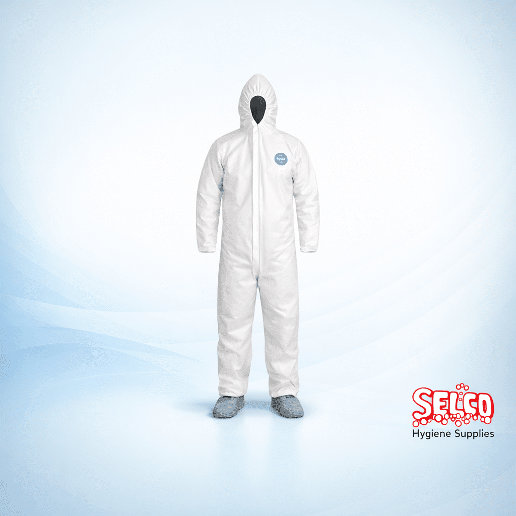 Coverall Disposable Suit Workwear - Complete Body Protection - 3pk