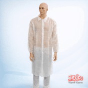 Visitors lab coats disposable healthcare ppe - Commercial Supply