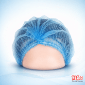 Mob Caps Blue-ppe workwear healthcare - 100 Per Case - white
