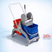 Double Mop Bucket and Trolley only - 16 oz - 20 lt
