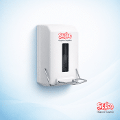 Elbow Lever Wall Mount Dispenser - Hands Free - 1l - White