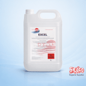 Floor polish high gloss shine Excel All Floors - clear - red