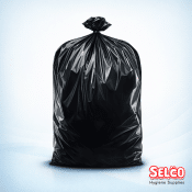 Extra Heavy Duty Black Refuse Sacks -Super Strong Bags - 44 bag