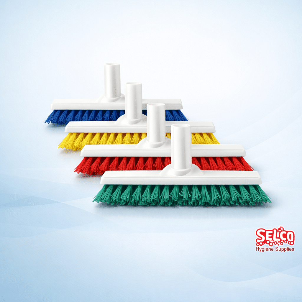 Grout Cleaning Brush Head & Handle complete - Commercial Supply