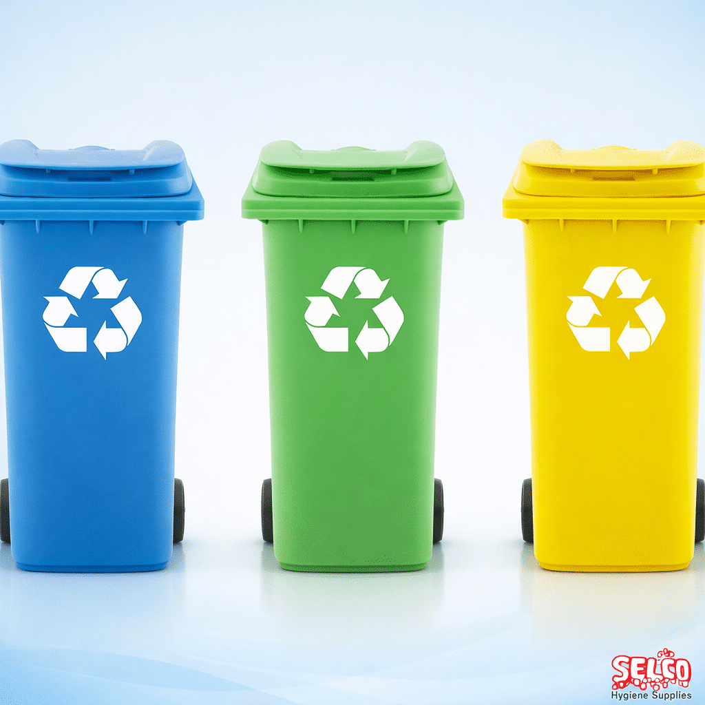 School Recycle Waste Bins - 25 lt - 90 lt - 25lt - 90 litre