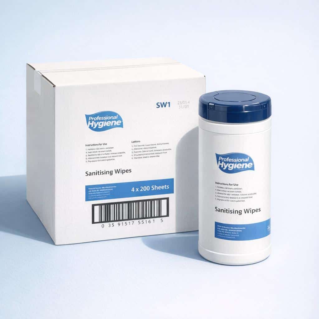 Hand & Surface Sanitising Wipes-150 Wet Wipes Per Tub - Image 2