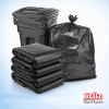 Black Strong Rubbish Bags Roll 25 Bin Bags - 25 bags