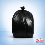 Heavy Duty Black Bin Bags - Waste Management Supply