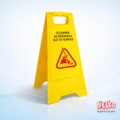 Alternative view of Maxi Combo Mop Bucket & Wringer With Wet Floor Sign and Mop