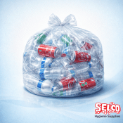 29x46 Heavy Clear Refuse Waste Sack - Bin Bag - 29 x 46 - 200 Per Case