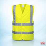 Hi Viz Safety Vest Work Ware - Commercial Supply