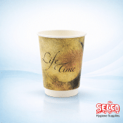 Hot Cup 12oz Double Wall Coffee Cups Lifetime - Takeaway Supply