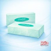 Facial Tissues Rectangular Box 100 - Hotel Guest Supplies - 2 Ply