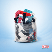 Coloured Cloths 10 kg Bag - Commercial Supply