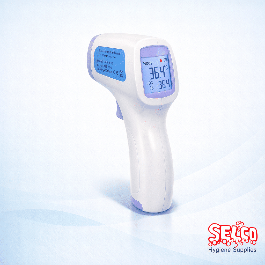 Infrared Forehead Scan Thermometer - Non-Contact - white