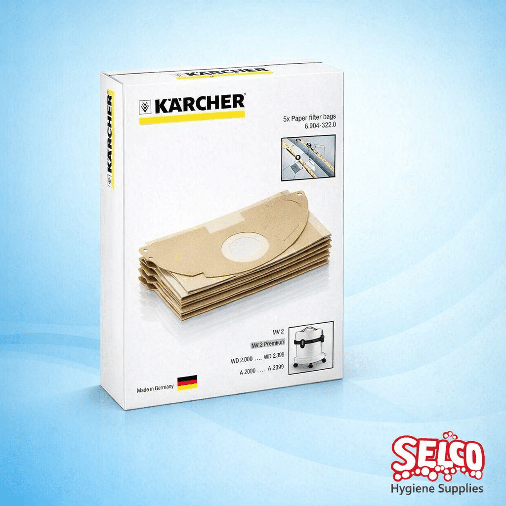 Karcher Hoover Vacuum Cleaner Bags - 5 bags - Vacuum Bags