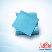 Krot Long Lasting Cleaning Cloth W8 Blue - Low Lint Wipe - 50 wipes