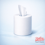 Centrefeed Toilet Roll L-1 One Sheet System - Fits L-cart Dispenser