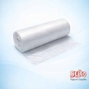 Strong Clear Bin Bags 26x44 On Rolls - Refuse Sacks - 70cm