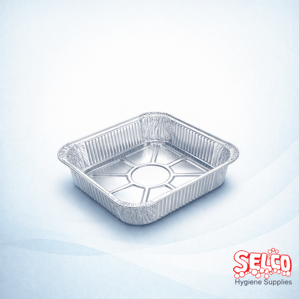 Large Foil Food Meal Tray - 200 Per Case - Commercial Supply