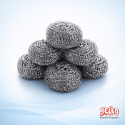 Stainless Steel Scourers Large - 10 Pack - Commercial Supply