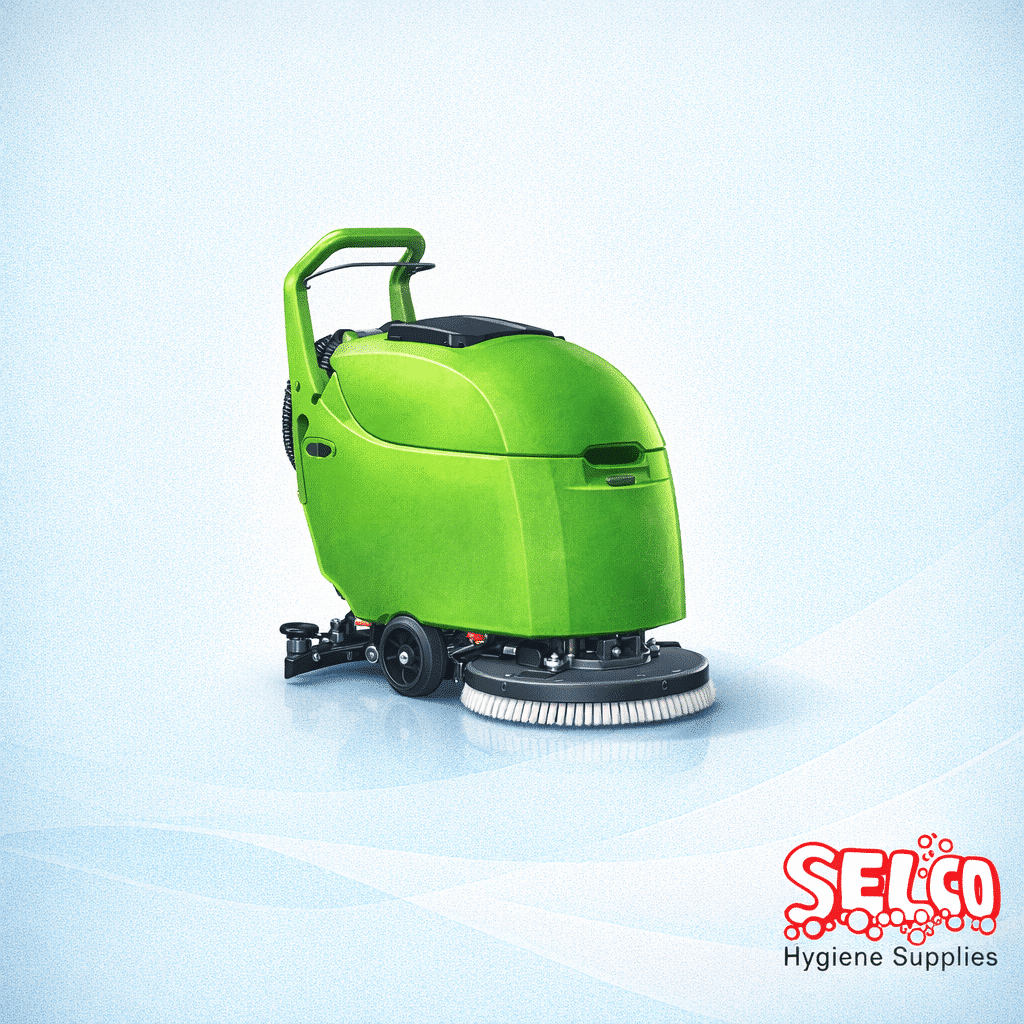 Floor Scrubber Drier - 20" Industrial Floor Washer Drier -Used - Image 2