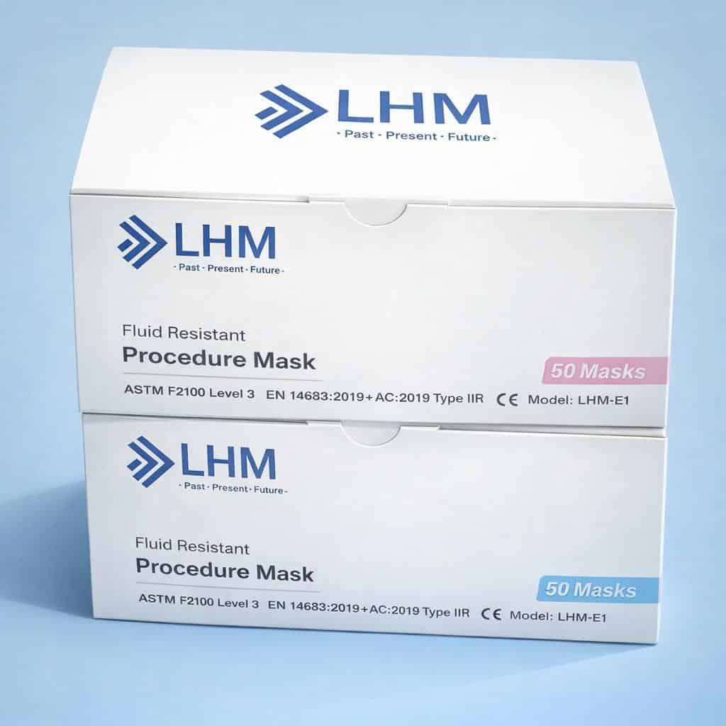 Face mask medical 50pk 3ply, Total Protection Covid Omicron - Image 3