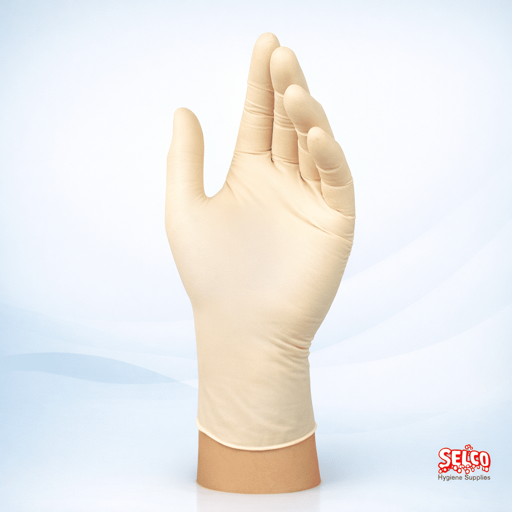 Latex Gloves Clear Powdered - 10 boxes - Natural - Disposable Gloves