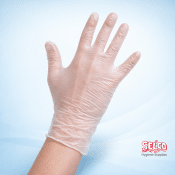 Latex Medical Gloves P/Free Medium - Clear - Disposable Gloves
