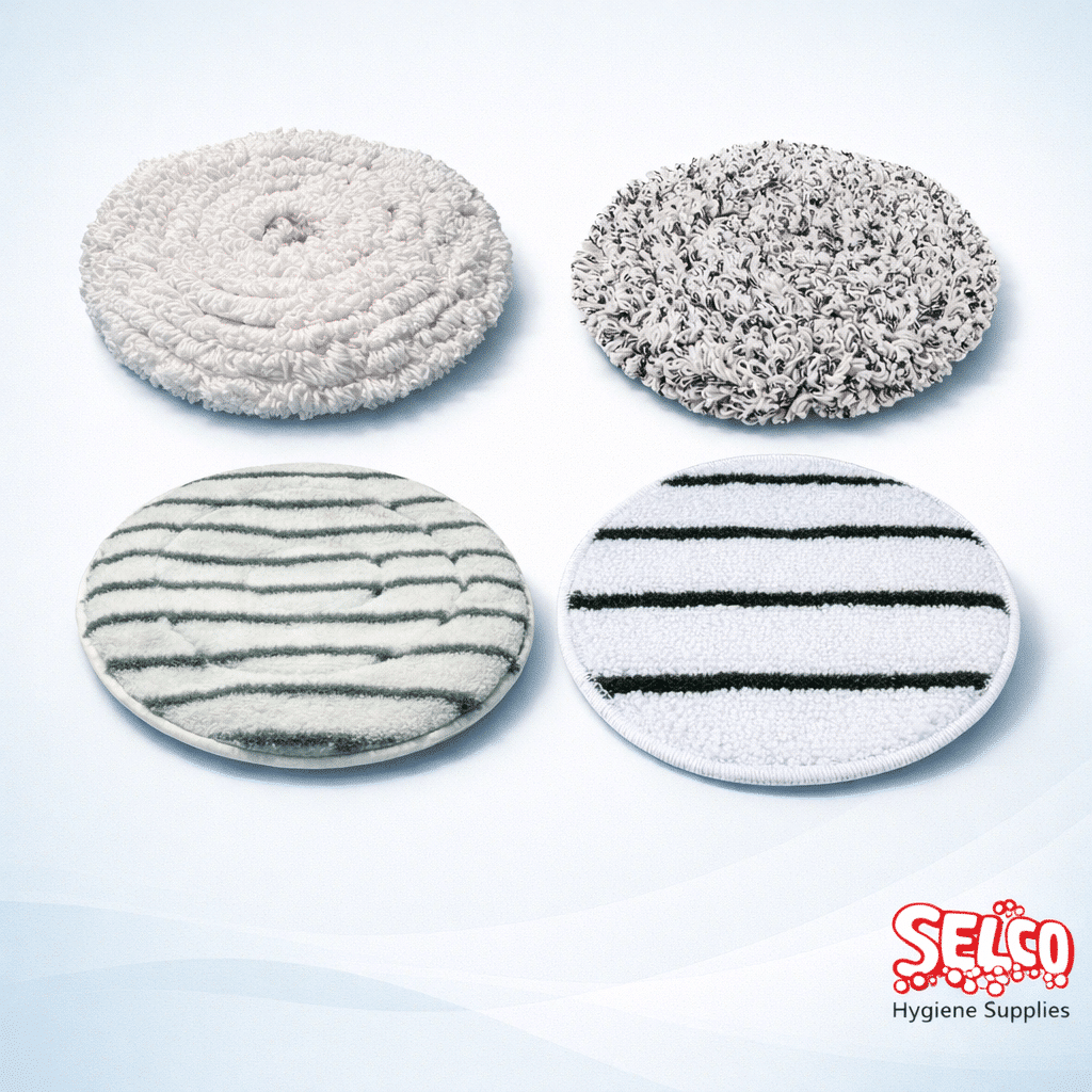 Micro Fibre Floor Pad Bonnet-Spin Bonnet-Soil Sorb