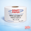 Jumbo Mini Toilet Tissue Roll 2 ply 12Pk - 12 Rolls - 56mm