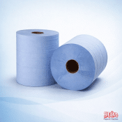 Monster Roll Twin Pack Blue - Industrial Wiper Roll - 2 Pack