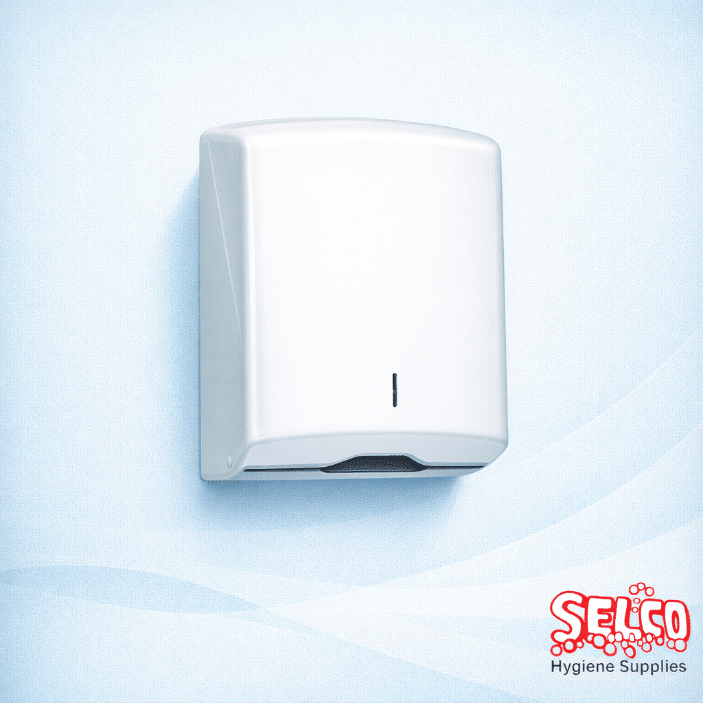 Multi Fold Hand Towel Dispenser White - Fits All Interfold Xpress Towels