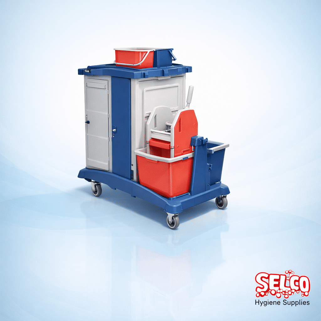 Mx400 Janitorial Flat Mop Cart - 6 litre - 15 litre - 106cm