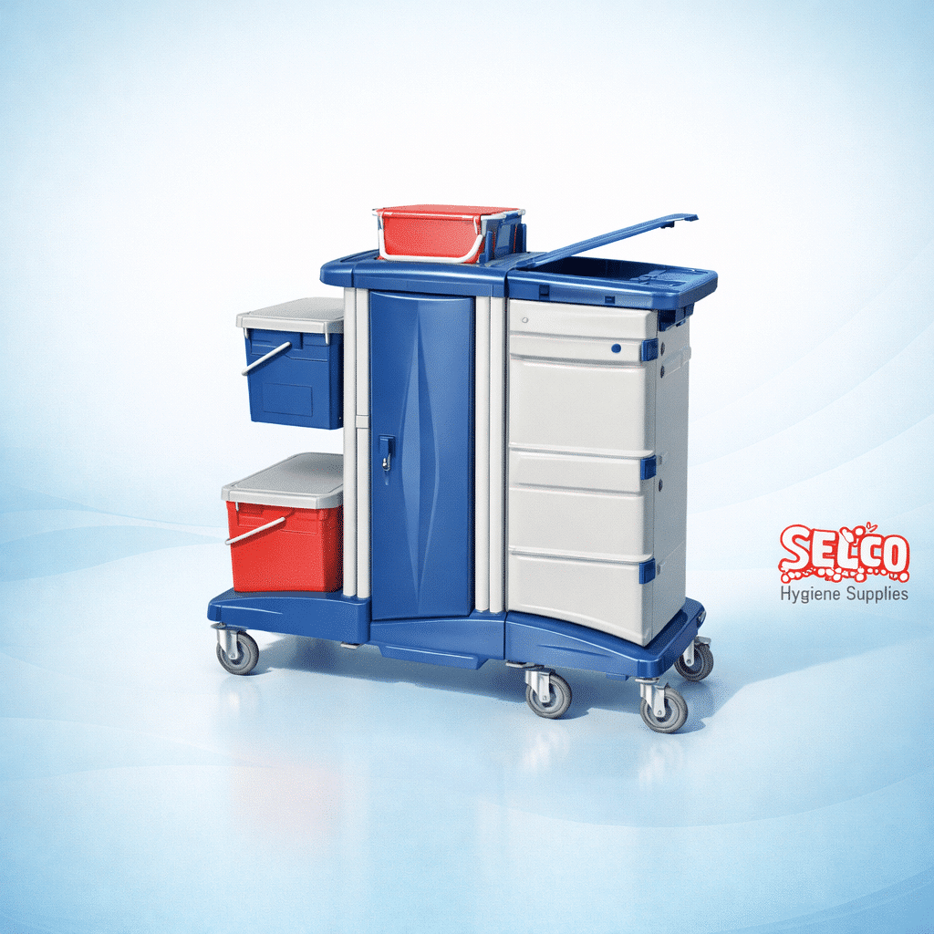 Mx600 Janitorial Flat Mop Cart - 6 litre - 20 litre - 106cm