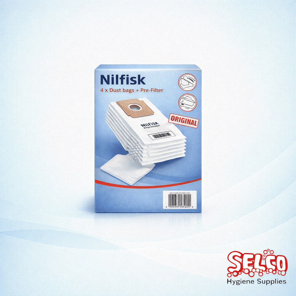 Dust bag for Nilfisk POWER P SELECT - Nilfisk Microfiber (4 bags, 1 filter)