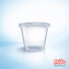 Portion Sauce Pots & Lid Option - 25x100 - clear - Takeaway Supply