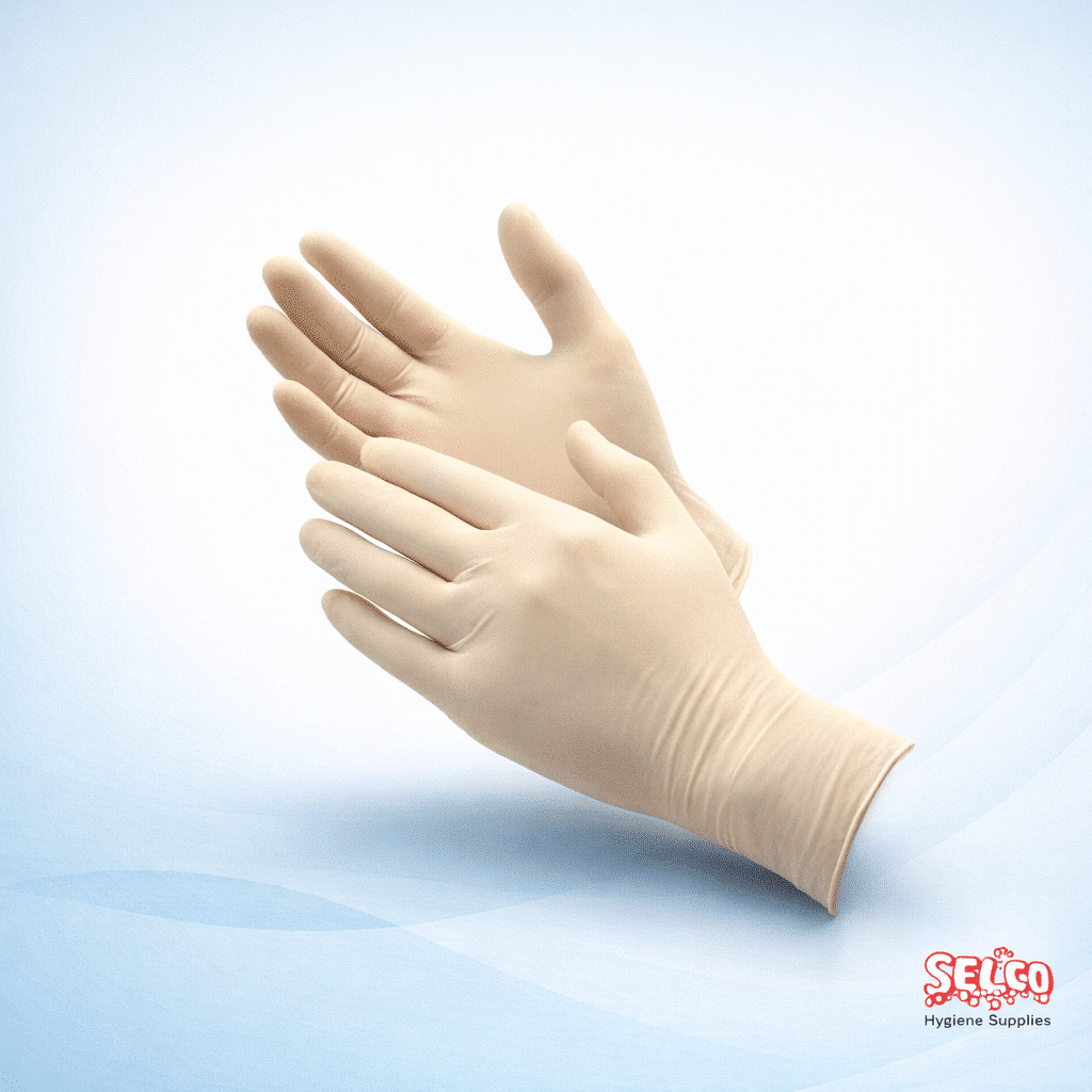 Latex Disposable Gloves P/Free Medical Strong and Safe - 10 boxes