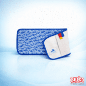 Pro Mist Flat Microfiber Mop Heads - 43x14cm - Commercial Supply