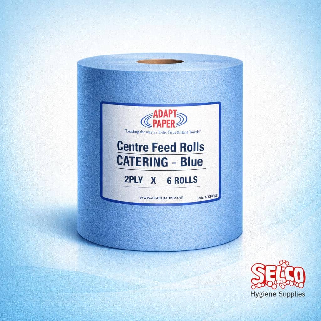 Premium Wipe Centre Pull Blue Wypal - 6 rolls - 7.2 kg - 2 ply - Image 2