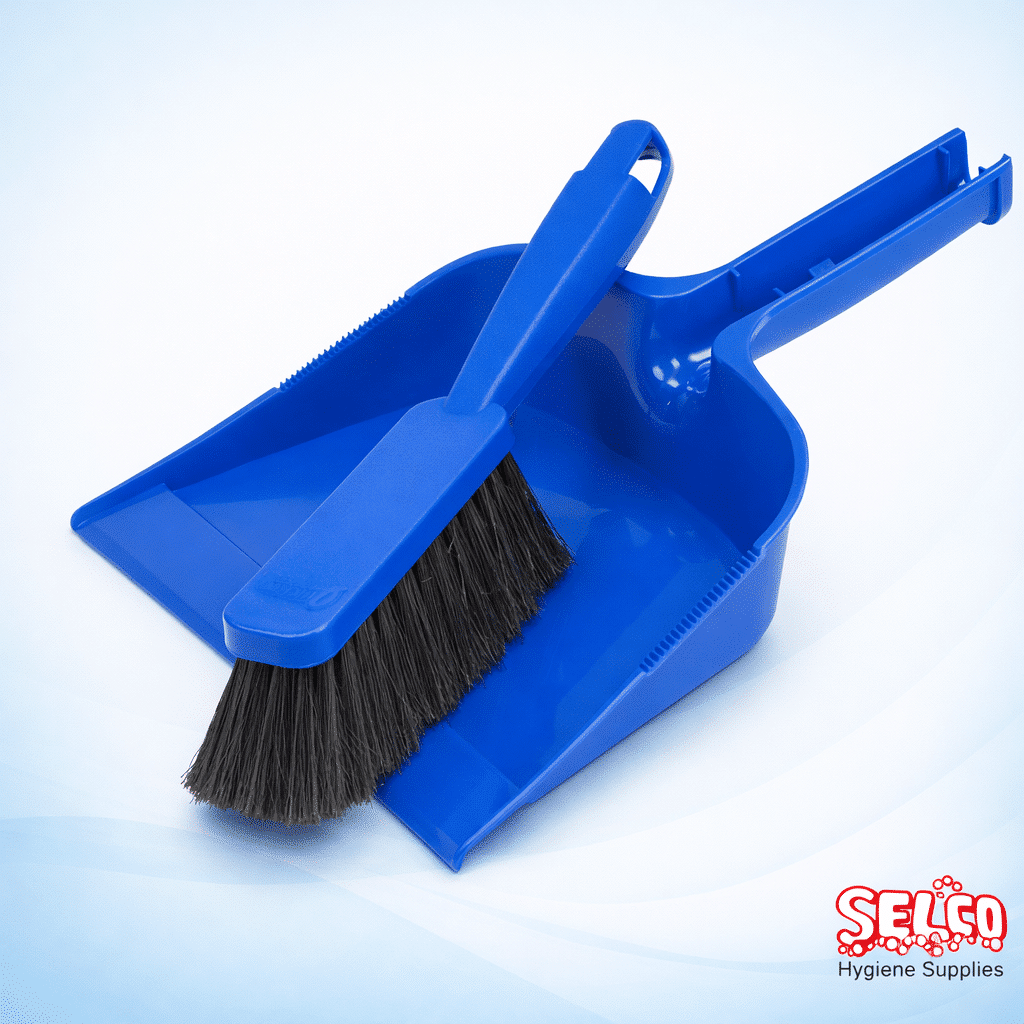 Dustpan and Brush Set - Colour Set - Commercial Supply