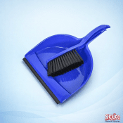 Dust Pan with Brush - Commercial Supply